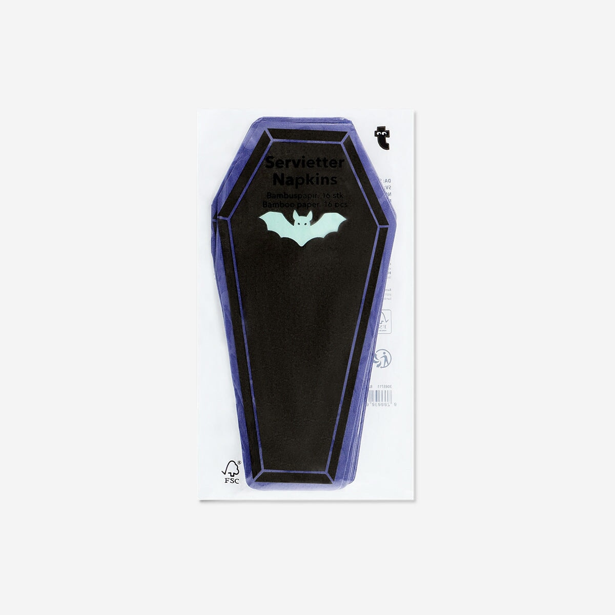 Coffin napkins - 16 pcs party Flying Tiger Copenhagen 