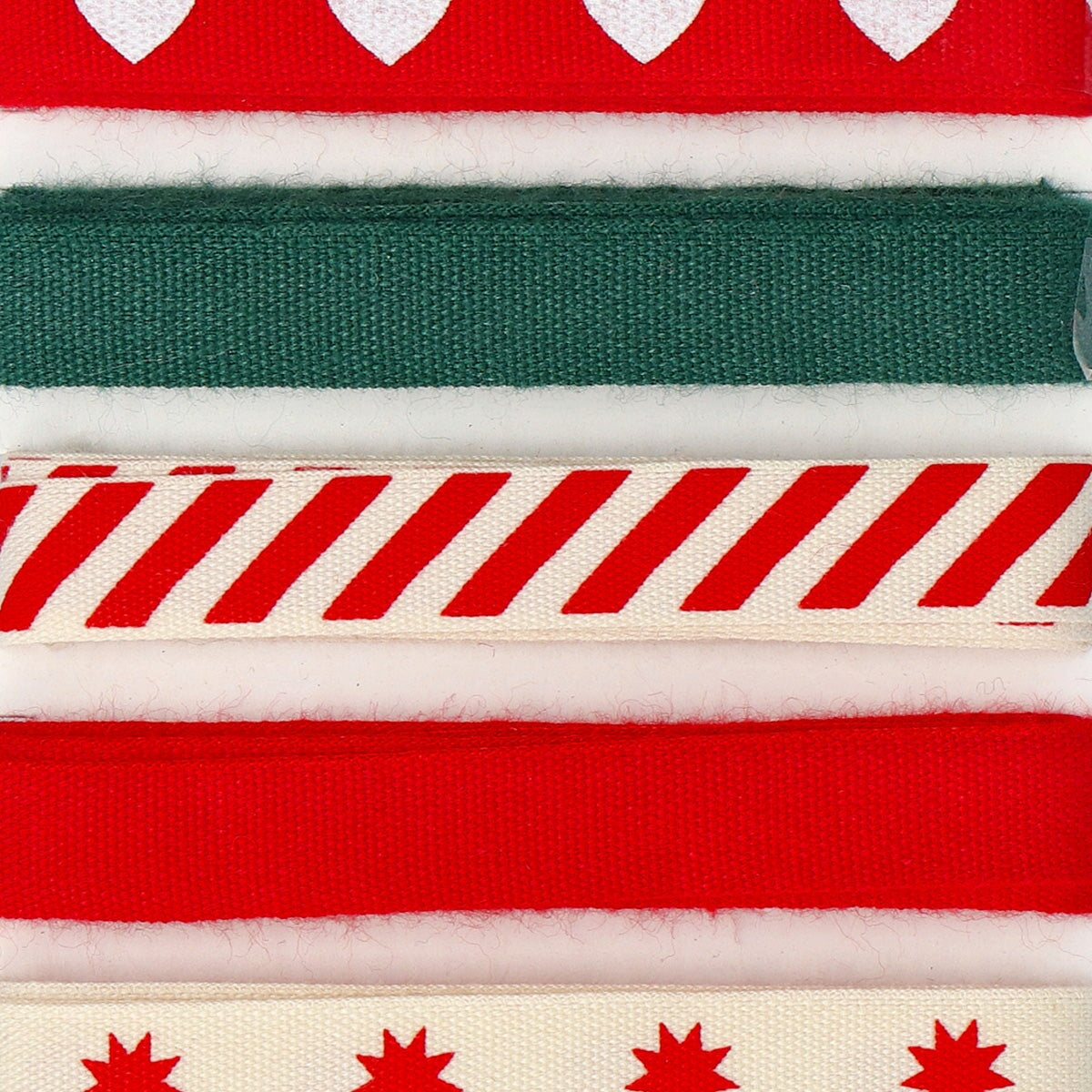 Set of three cotton ribbons for party decoration from Flying Tiger Copenhagen, colorful and lightweight for crafting or decorating.