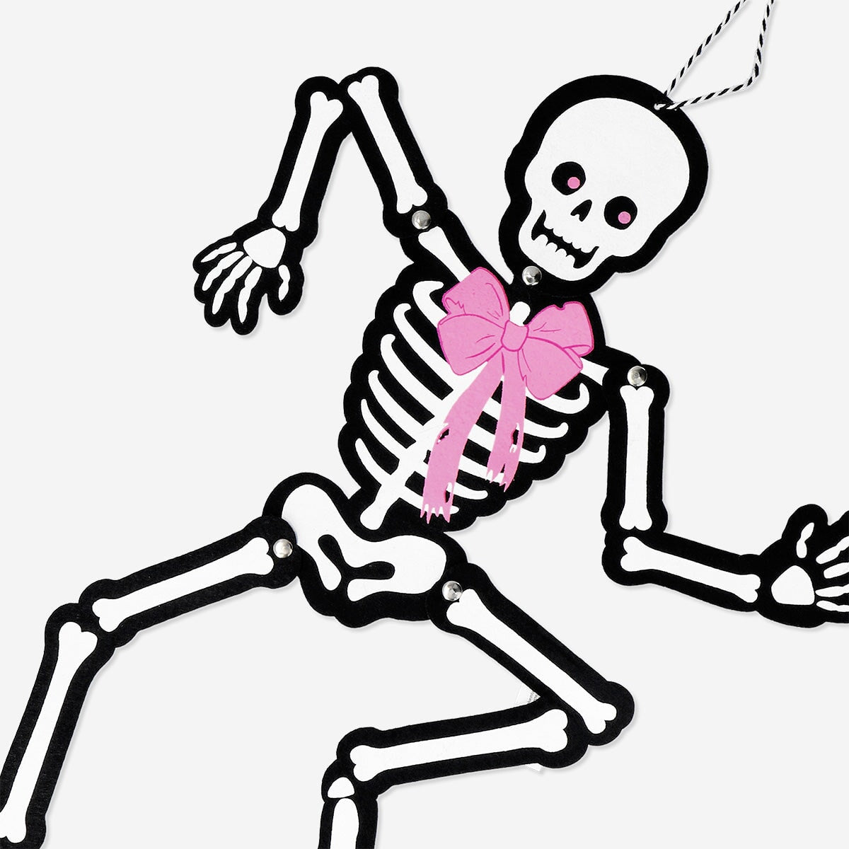 Decorative felt skeleton - 50 cm Party Flying Tiger Copenhagen 