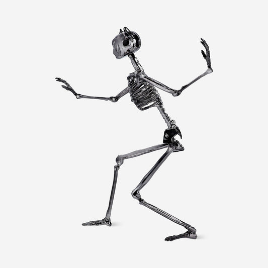 Scheletro decorativo a chiazza d'olio