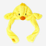 Chicken hat with moving wings
