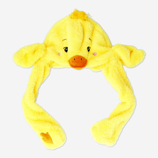 Chicken hat with moving wings