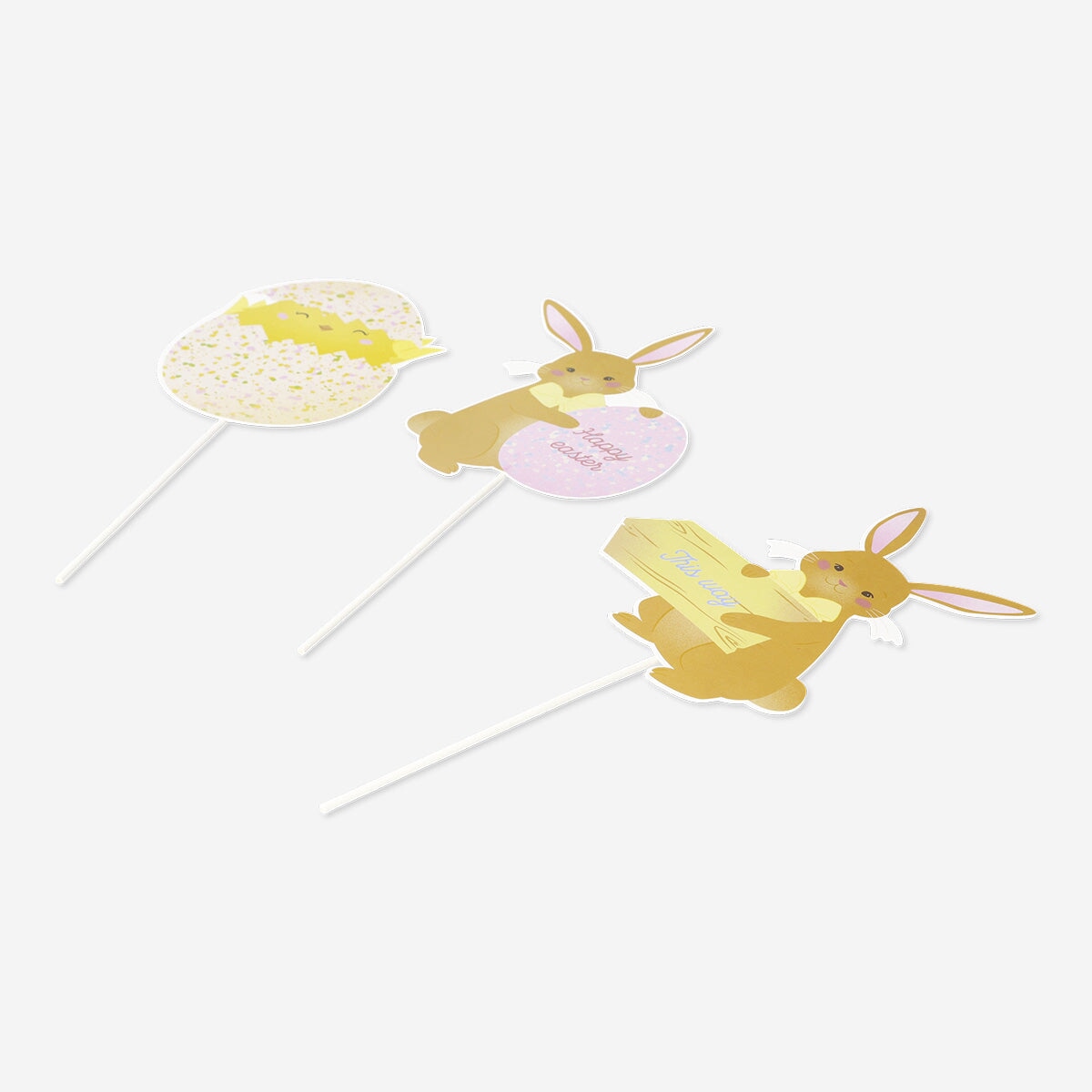 Easter signs for egg hunt - 16 pcs Party Flying Tiger Copenhagen 