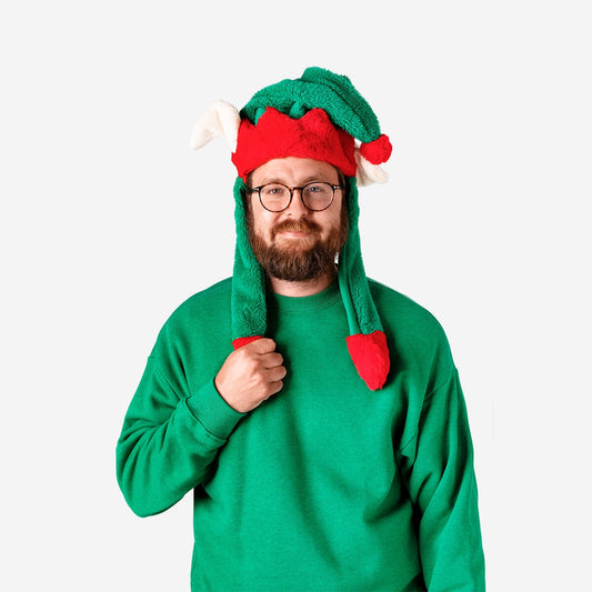 Elf hat with moving ears