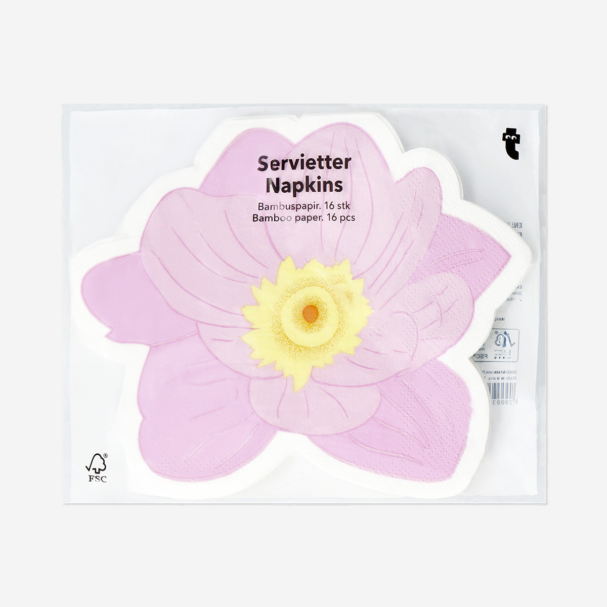 Flower napkins - 16 pcs