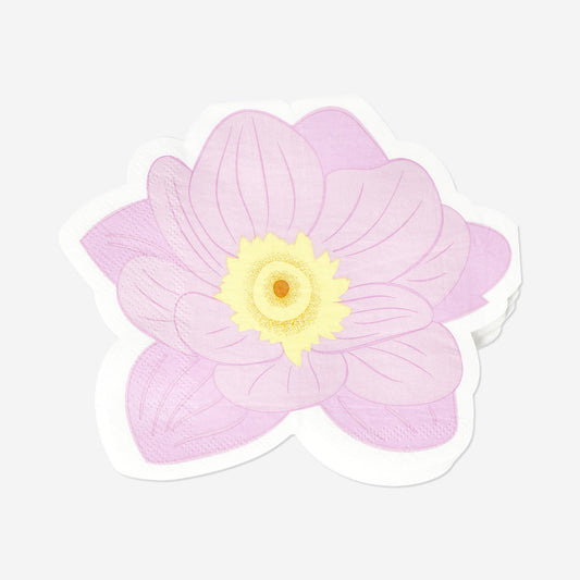 Flower napkins - 16 pcs