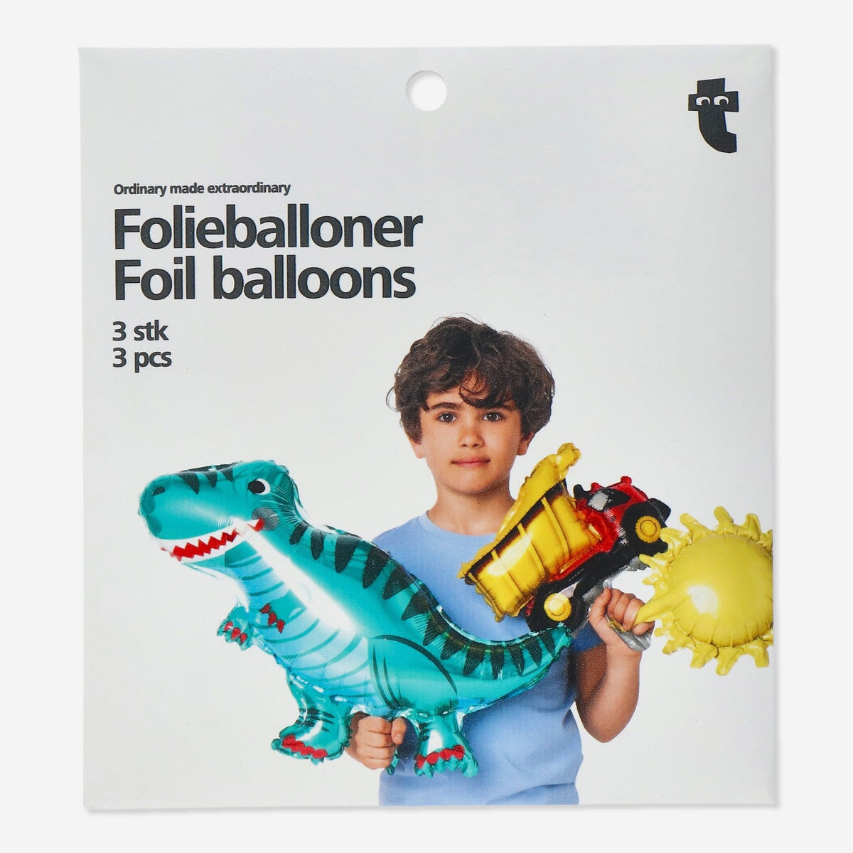 Foil balloons. 3 pcs Party Flying Tiger Copenhagen 