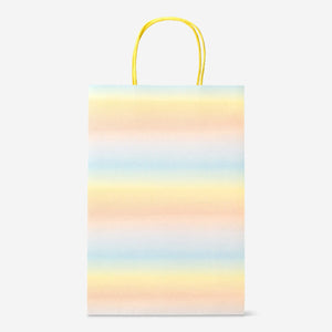 Pastel party gift bag from Flying Tiger Copenhagen with colorful, festive design for celebrations.