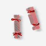Four colorful candy-shaped gift boxes for parties by Flying Tiger Copenhagen, perfect for packaging treats or small gifts.