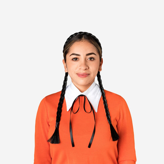 Diadema con trenzas y lazo para el cuello - Para adultos