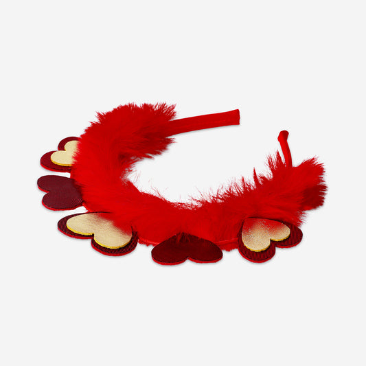 Diadema con corazones