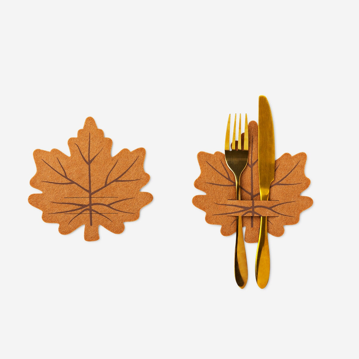 Maple leaf cutlery holders - 4 pcs Party Flying Tiger Copenhagen 