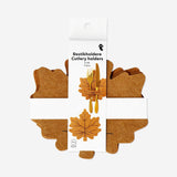 Maple leaf cutlery holders - 4 pcs Party Flying Tiger Copenhagen 