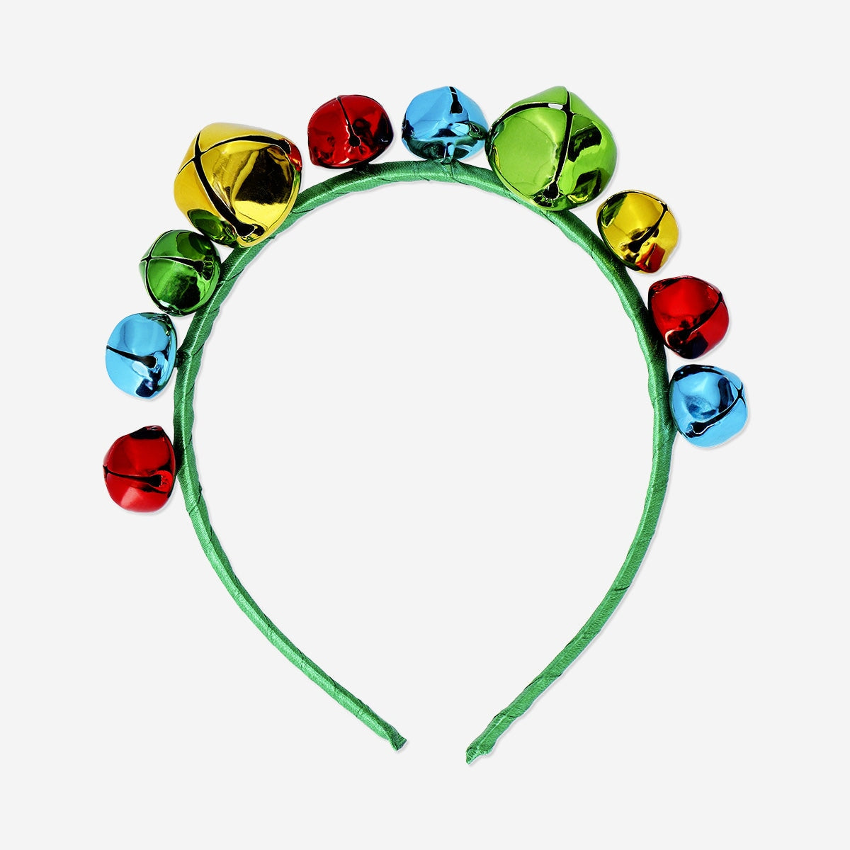 Mini baubles hairband for adults by Flying Tiger Copenhagen, festive party accessory with colorful decorative mini baubles.