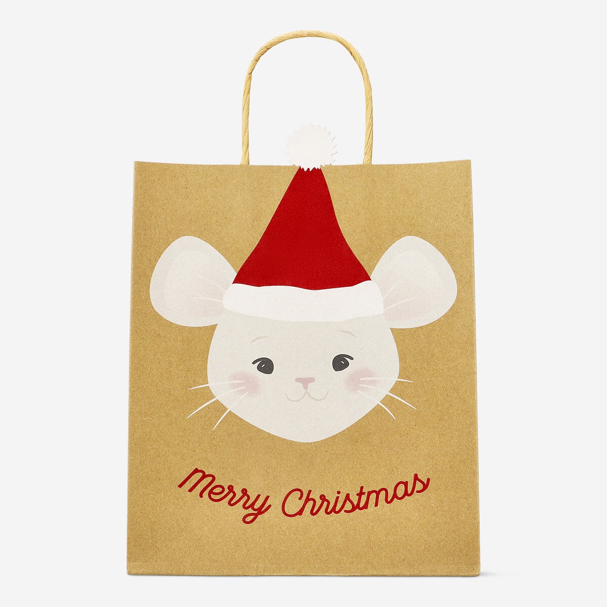 Mouse-shaped gift bag for parties from Flying Tiger Copenhagen, featuring a playful mouse design and vibrant colors.