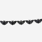 Paper bat garland from Flying Tiger Copenhagen, 300 cm long, ideal for Halloween or spooky party decorations.