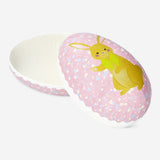 Decorative 18 cm paper Easter egg for parties, designed by Flying Tiger Copenhagen, featuring vibrant colors and festive details.