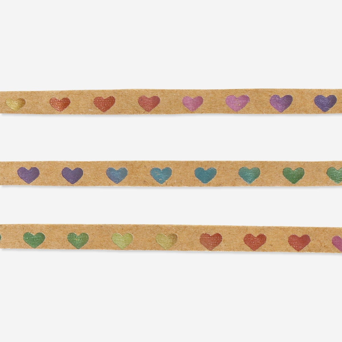 Flying Tiger Ribbon Spring Charming Heart-Printed Paper Ribbon – 5mm x 30m | Gift Wrapping ...
