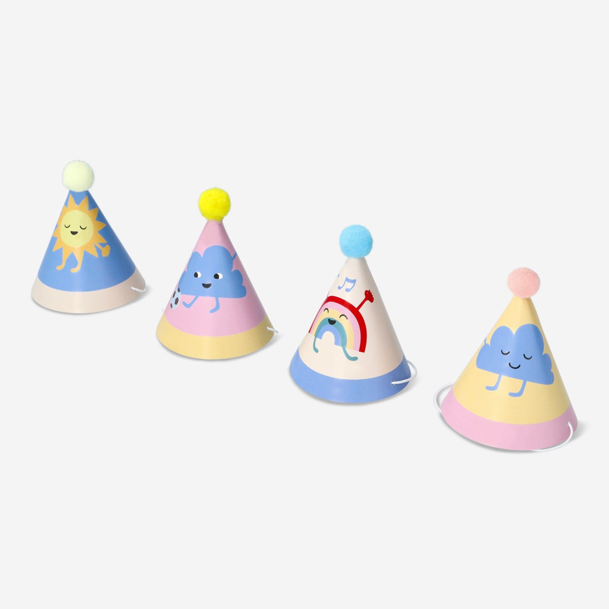 Party hats. 4 pcs Party Flying Tiger Copenhagen 