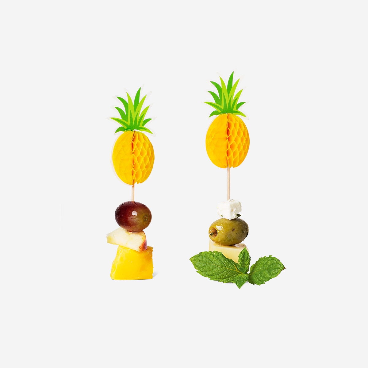 Pineapple food picks - 8 pcs Party Flying Tiger Copenhagen 