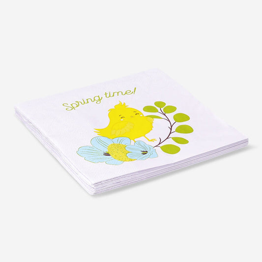 Rosa Osterservietten - 16 Stk