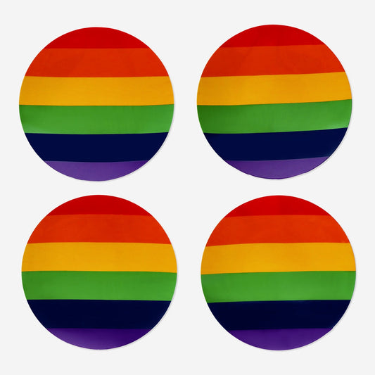 Plastic plates. 4 pcs