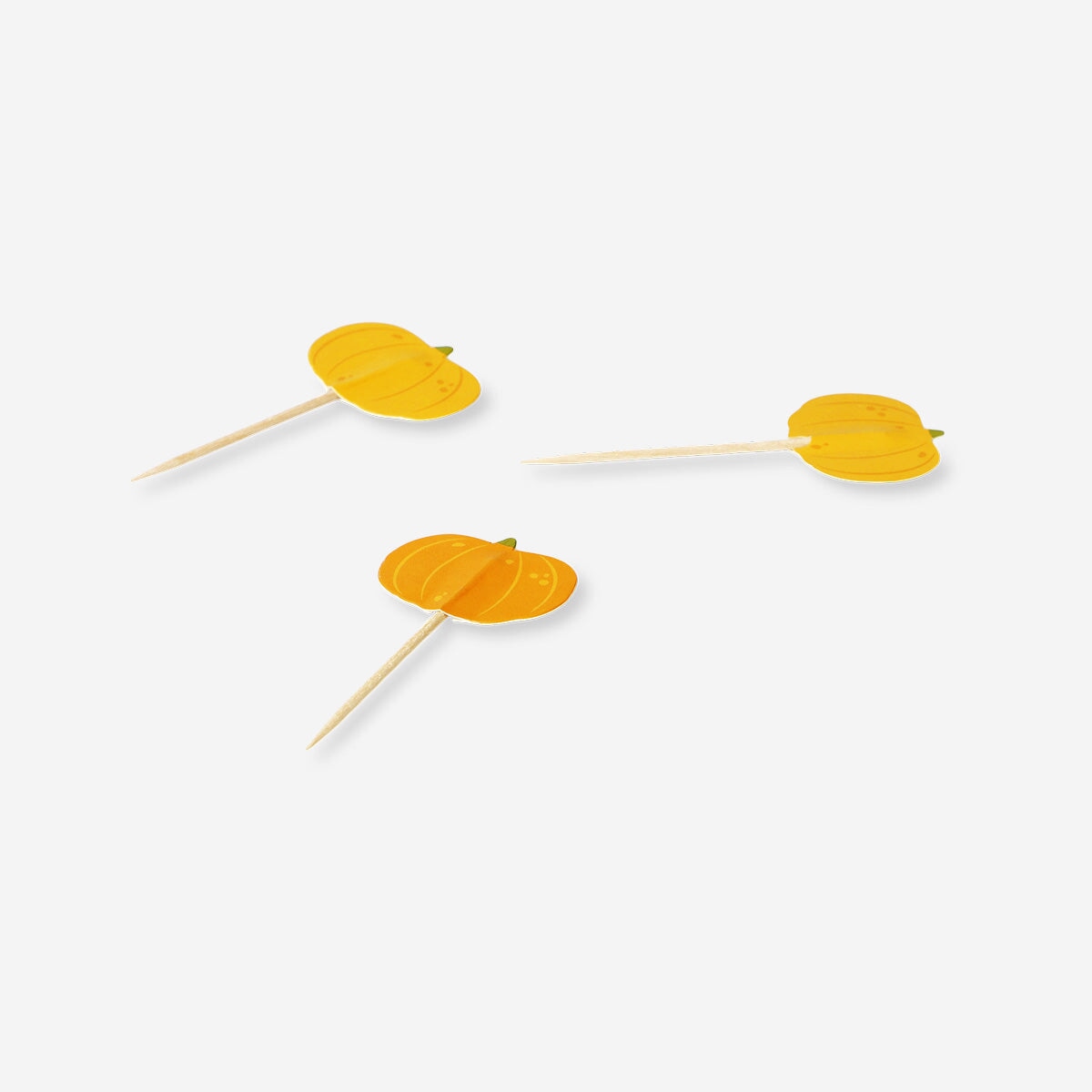 Pumpkin food picks - 8 pcs Party Flying Tiger Copenhagen 