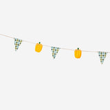 Pumpkin garland with checks - 300 cm Party Flying Tiger Copenhagen 