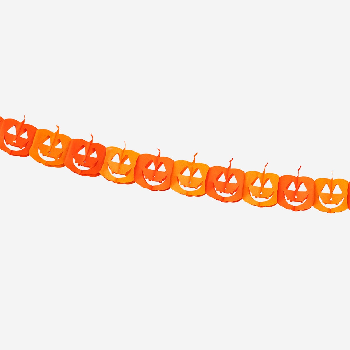 Pumpkin garland with happy faces - 300 cm Party Flying Tiger Copenhagen 