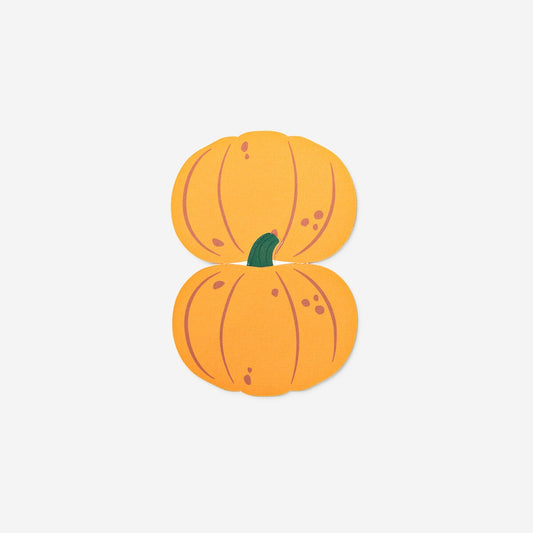 Segnaposto a forma di zucca - 6 pz