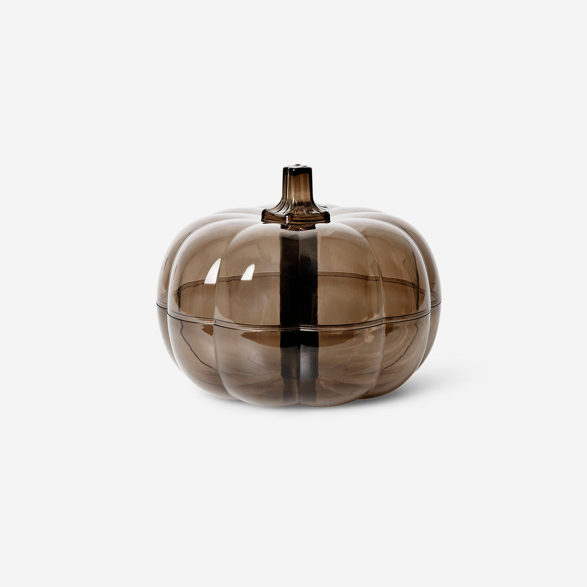 Flying Tiger Copenhagen pumpkin-shaped serving bowl, 19 cm for party use, with festive orange design and handles.