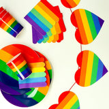 Rainbow napkins. 16 pcs Party Flying Tiger Copenhagen 