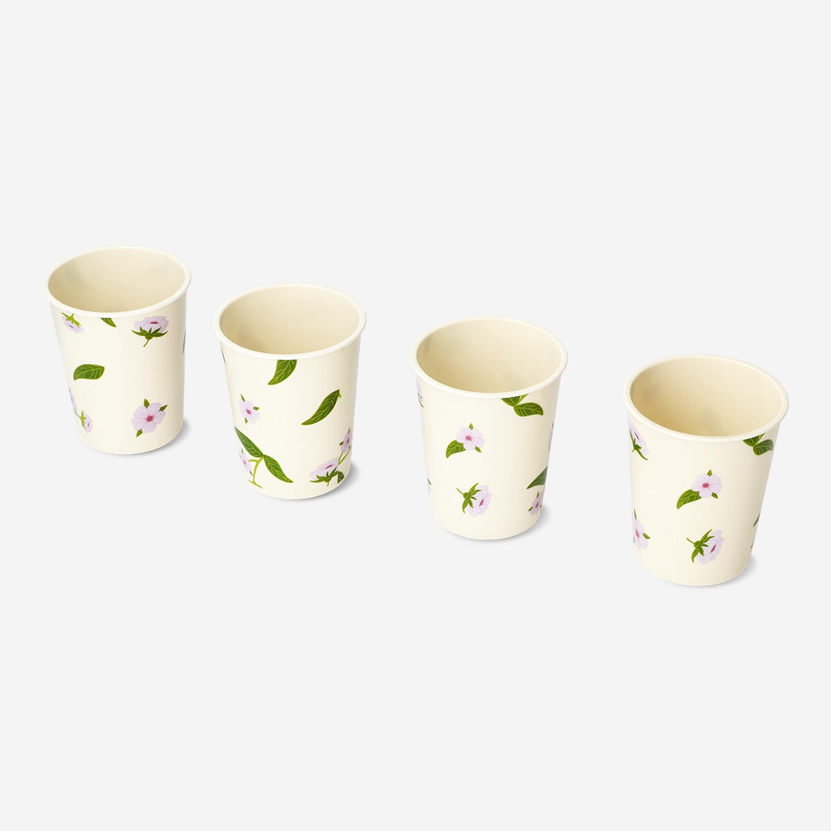 Reusable cups with cherry blossoms - 4 pcs Party Flying Tiger Copenhagen 