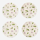 Reusable plates with cherry blossoms - 4 pcs Party Flying Tiger Copenhagen 