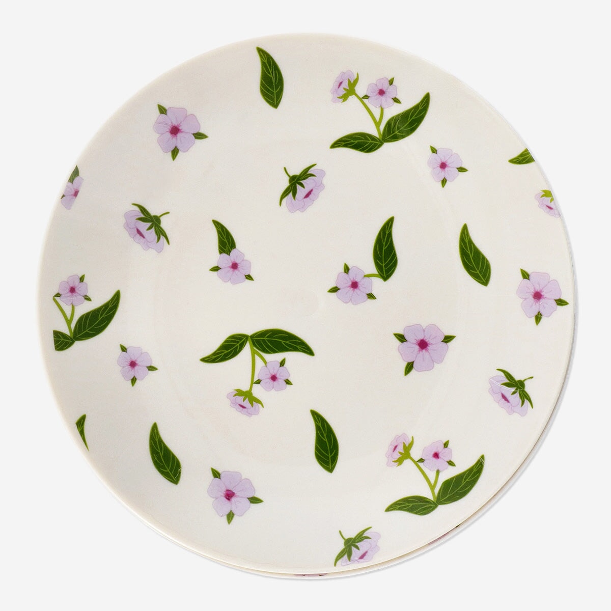 Reusable plates with cherry blossoms - 4 pcs Party Flying Tiger Copenhagen 