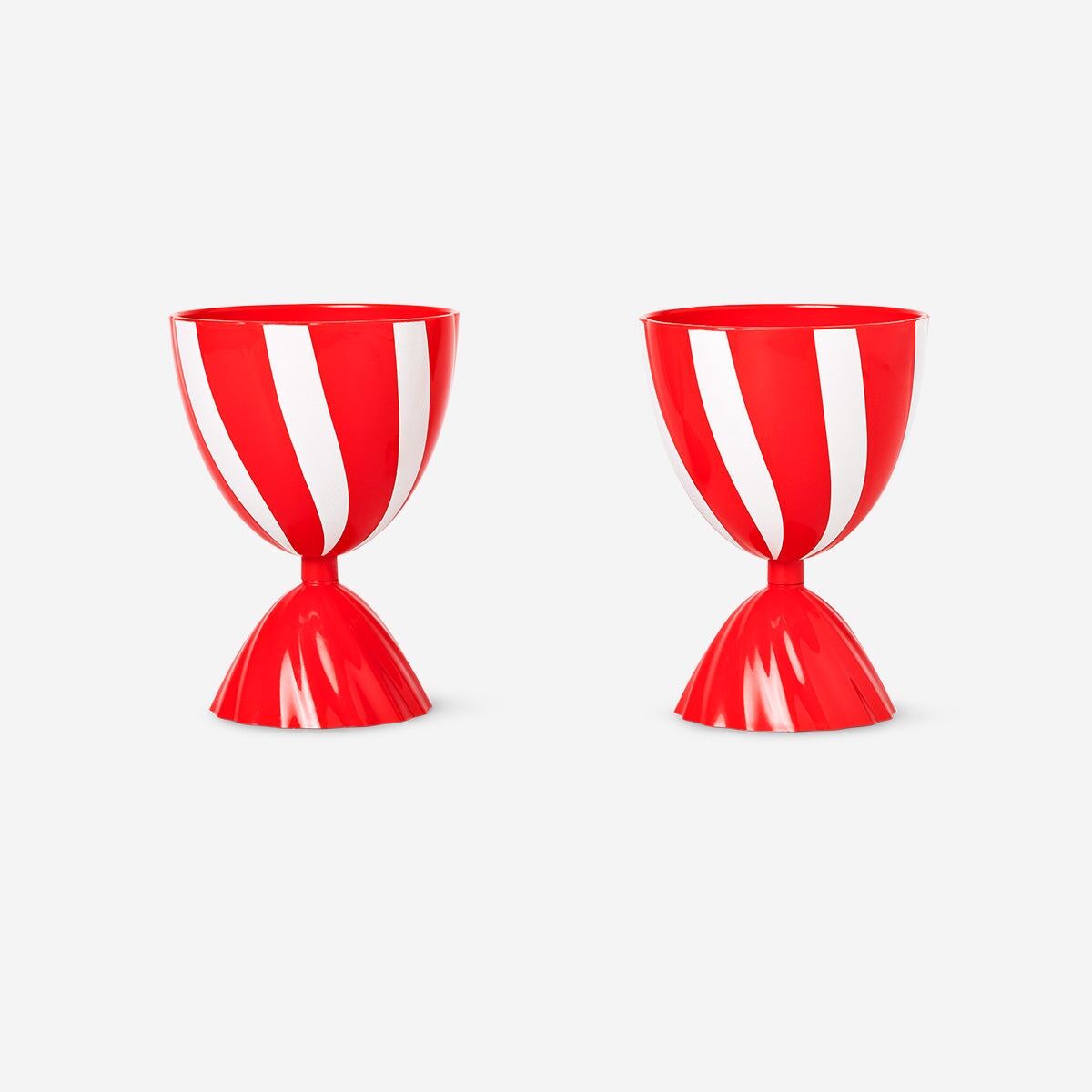 Small cups with candy stripes - 2 pcs Party Flying Tiger Copenhagen 