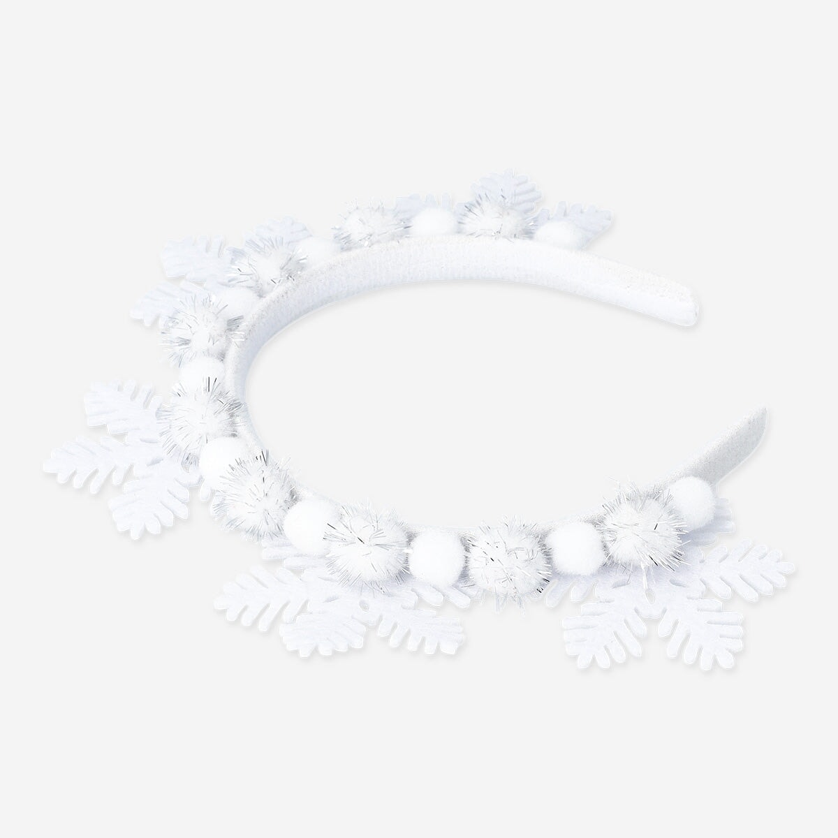 Adult Snowflake headband for party wear by Flying Tiger Copenhagen, featuring festive snowflake design for celebration occasions.