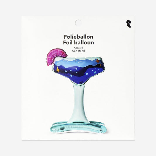 Standing cocktail foil balloon - 90 cm
