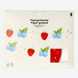 Strawberry paper garland - 300 cm Party Flying Tiger Copenhagen 