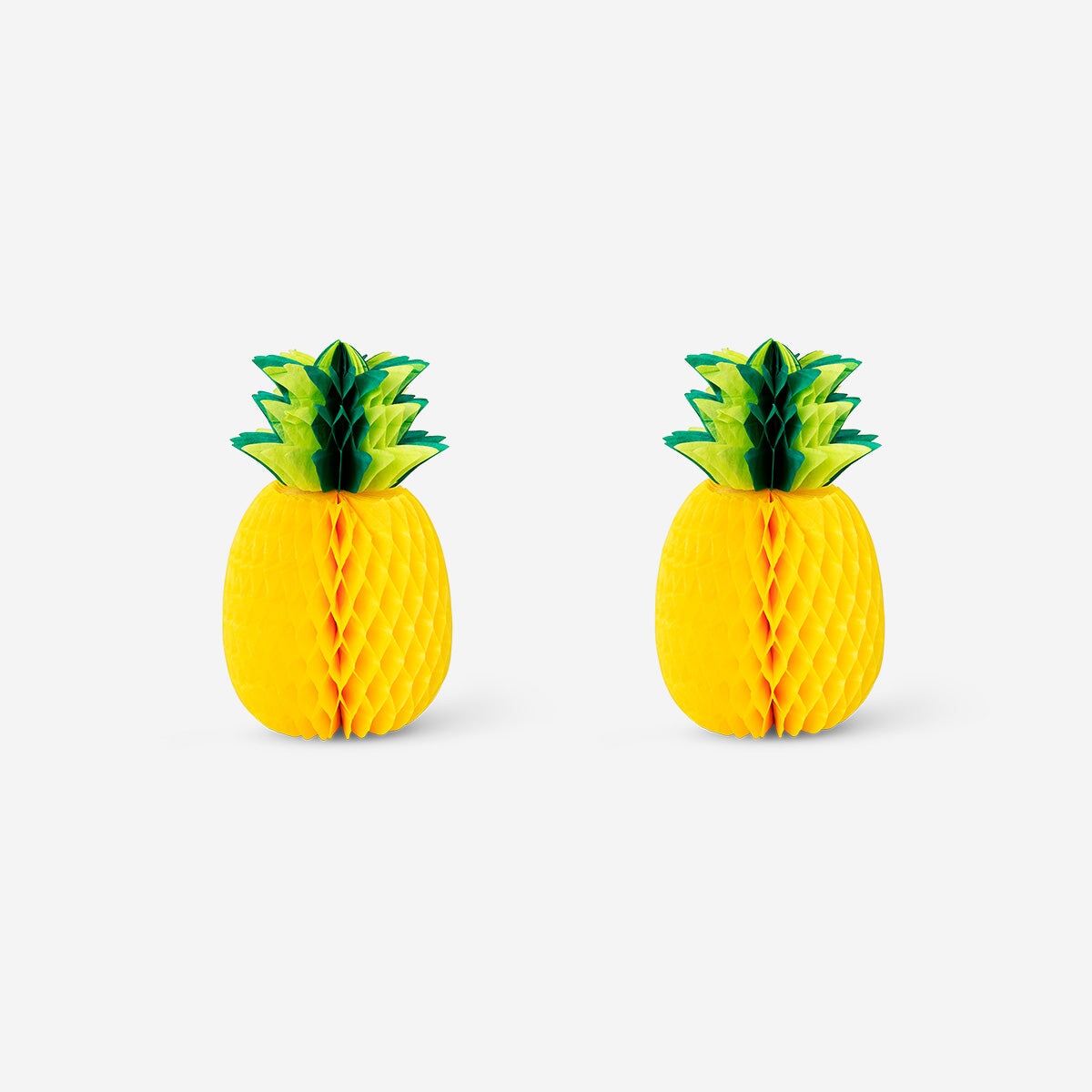 Table decorations as paper honeycomb pineapples - 2 pcs Party Flying Tiger Copenhagen 