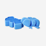 Blue bow-shaped jewellery storage box by Flying Tiger Copenhagen, designed for organizing necklaces, rings, and earrings.