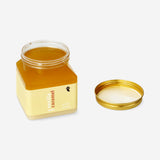 Flying Tiger Copenhagen vanilla caramel body scrub in 500g jar, showing creamy texture and fragrant vanilla caramel scent.