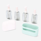 Bottles for travel in case with lid - 4 pcs Personal care Flying Tiger Copenhagen 