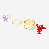 Children's adjustable rings. 4 pcs Personal care Flying Tiger Copenhagen 