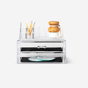 Flying Tiger Copenhagen cosmetic organiser for personal care, with multiple compartments for toiletries and beauty products.