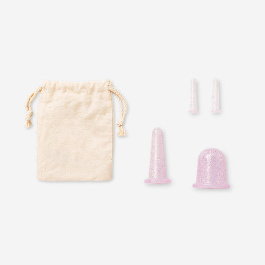 Set per coppettazione per viso e corpo - 4 pz