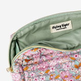 Floral square toiletry bag Personal care Flying Tiger Copenhagen 