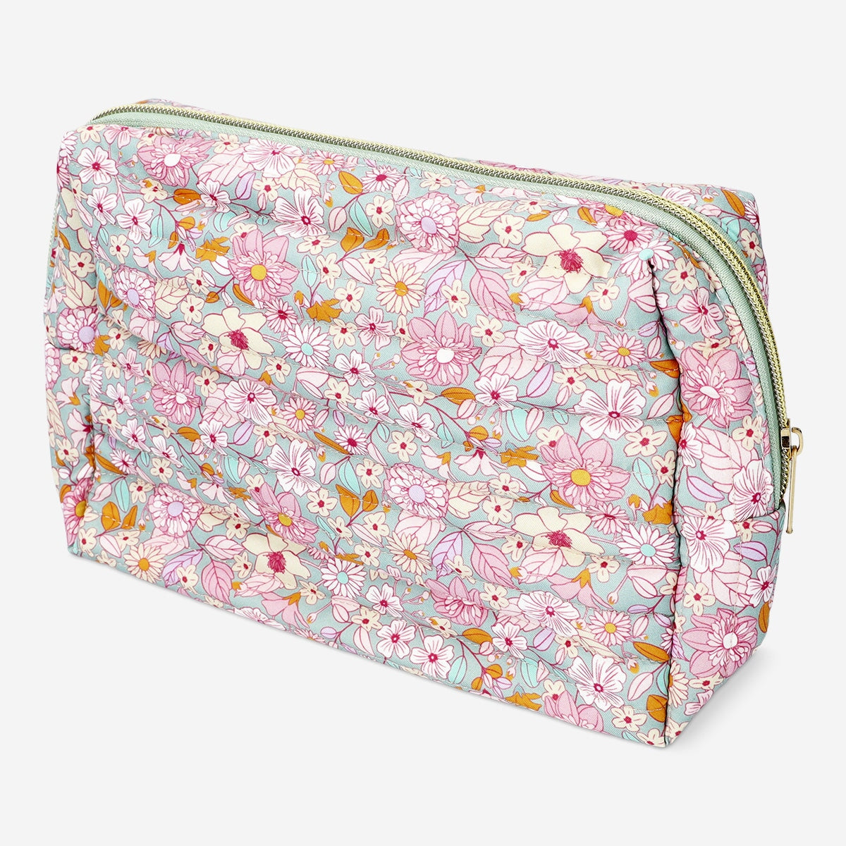 Floral square toiletry bag Personal care Flying Tiger Copenhagen 