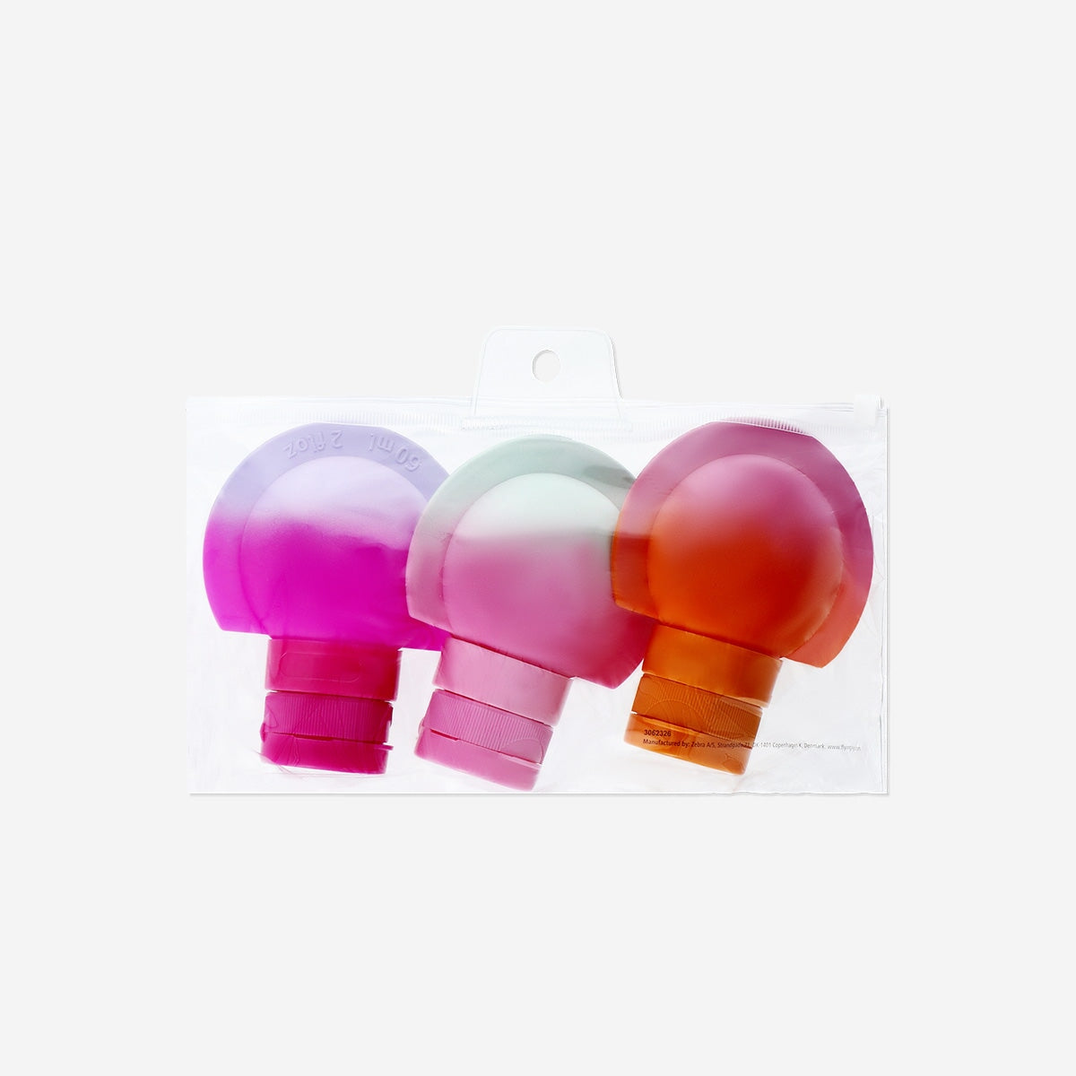 Gradient travel bottles - 3 pcs Personal care Flying Tiger Copenhagen 