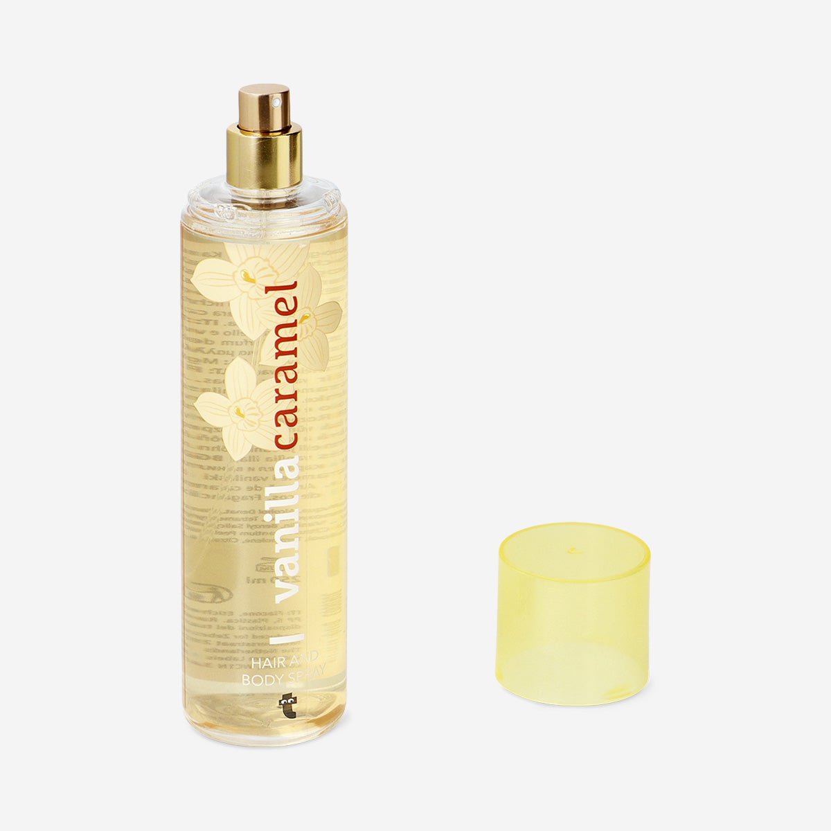Hair and body mist with caramel and vanilla fragrance - 250 ml